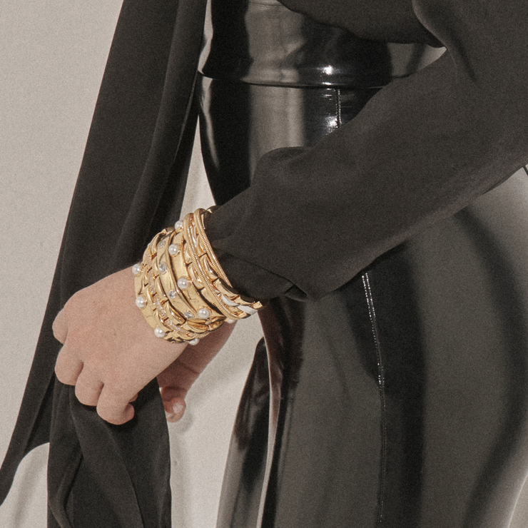Pearl Polkadot Cuff
