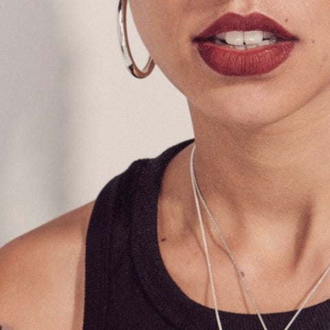 Infinity Hoops - Silver