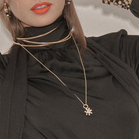 Pearl Sputnik Necklace