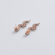 Serpentine Deluxe Gemstone Earrings