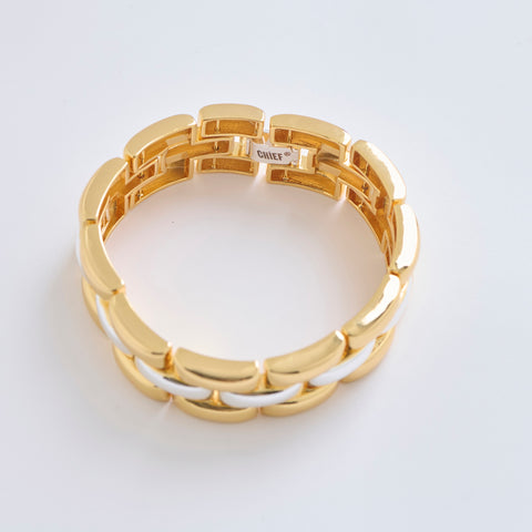 Equinox Two-Tone Bracelet