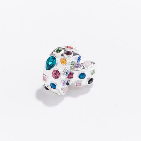 Carlotta Earrings - Gem - Silver