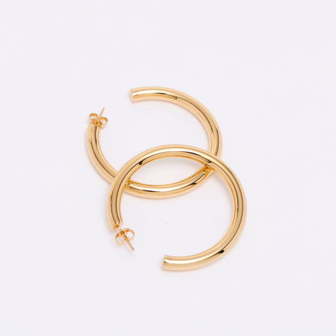 Infinity Hoops - Gold