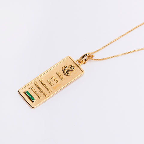 3 in 1 Good Times Tablet - Gold w/ Emerald