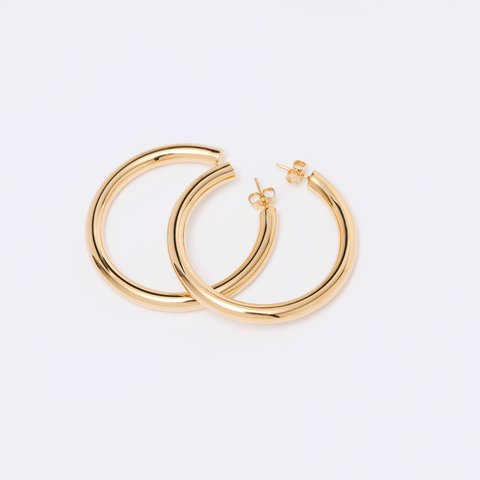 Infinity Hoops - Gold